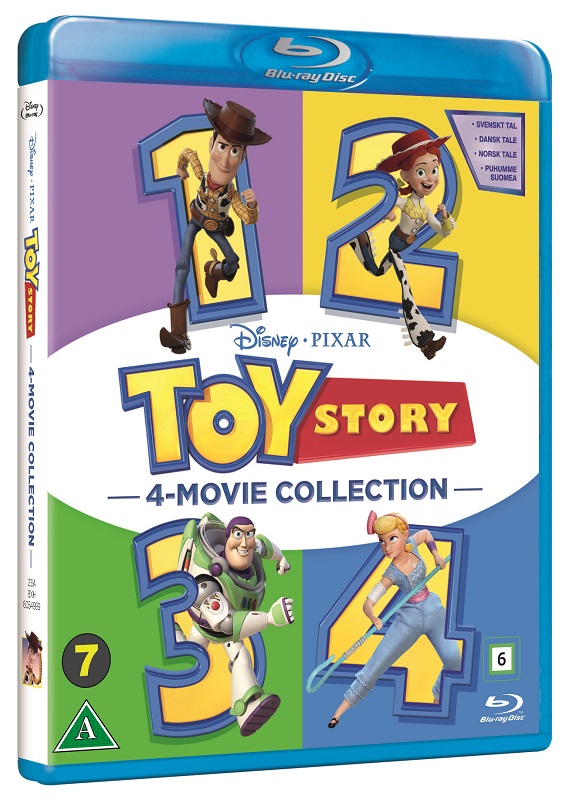 Toy Story 4 Movie Collection Blu Ray - Boxes and TV series 
